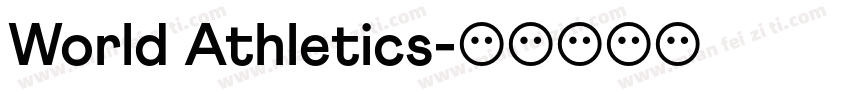 World Athletics字体转换